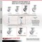 Service Caster 6 Inch V Groove Semi Steel Caster Set with Roller Bearings and Swivel Locks SCC SCC-35S620-VGR-BSL-4 - alternate 5
